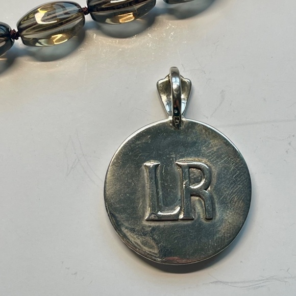 Lucas Robert Smoky Quartz Necklace with Dragonfly Enhancer - Picture 8 of 10